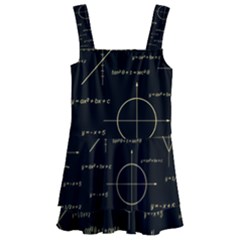 Abstract Math Pattern Kids  Layered Skirt Swimsuit