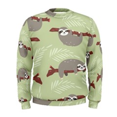 Sloths Pattern Design Men s Sweatshirt by Hannah976