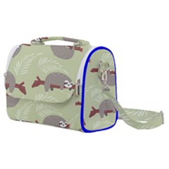 Sloths Pattern Design Satchel Shoulder Bag
