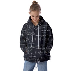 Mathematical Seamless Pattern With Geometric Shapes Formulas Kids  Oversized Hoodie by Hannah976