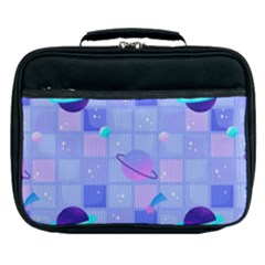 Seamless Pattern Pastel Galaxy Future Lunch Bag