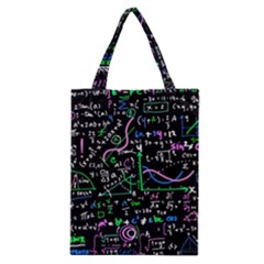 Math Linear Mathematics Education Circle Background Classic Tote Bag by Hannah976
