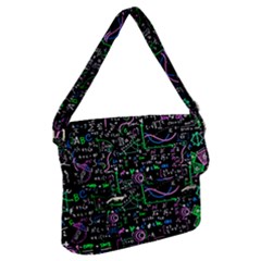 Math Linear Mathematics Education Circle Background Buckle Messenger Bag