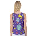 Card With Lovely Planets Women s Basketball Tank Top View2