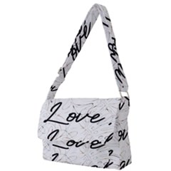 Live Love Laugh Monstera  Full Print Messenger Bag (l) by ConteMonfrey