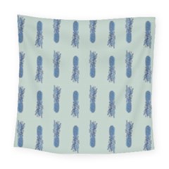 Blue King Pineapple  Square Tapestry (large) by ConteMonfrey