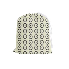 Sharp Circles Drawstring Pouch (large) by ConteMonfrey