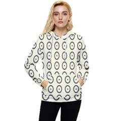 Sharp Circles Women s Lightweight Drawstring Hoodie by ConteMonfrey