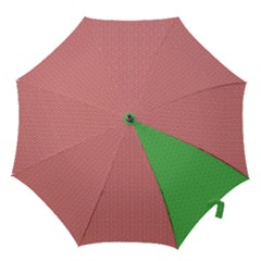  Spooky Pink Green Halloween  Hook Handle Umbrellas (Small)