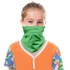  Spooky Pink Green Halloween  Face Covering Bandana (Kids)