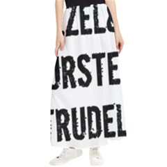 Its A German Thing Bier Brezel Wurstel Strudel Schnitzel Maxi Chiffon Skirt by ConteMonfrey