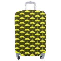 Under My Little Yellow Umbrella Luggage Cover (medium) by ConteMonfrey