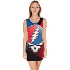 Grateful Dead Big Skull Bodycon Dress by Bedest