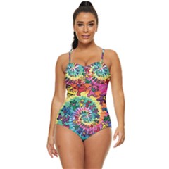 Grateful Dead Artsy Retro Full Coverage Swimsuit by Bedest