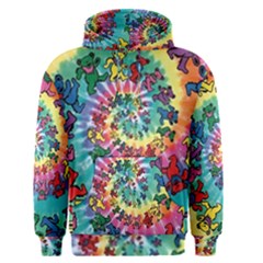 Grateful Dead Bears Tie Dye Vibrant Spiral Men s Core Hoodie by Bedest