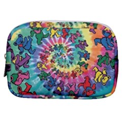 Grateful Dead Bears Tie Dye Vibrant Spiral Make Up Pouch (small) by Bedest