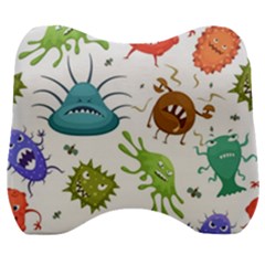 Dangerous Streptococcus Lactobacillus Staphylococcus Others Microbes Cartoon Style Vector Seamless P Velour Head Support Cushion