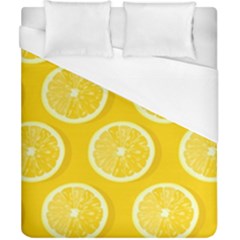 Lemon Fruits Slice Seamless Pattern Duvet Cover (california King Size) by Ravend