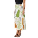 Seamless Tropical Pattern With Papaya Classic Midi Chiffon Skirt View2