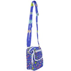 Virus Seamless Pattern Shoulder Strap Belt Bag