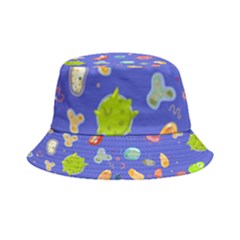 Virus Seamless Pattern Inside Out Bucket Hat