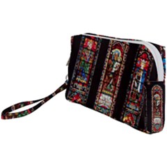 Photos Chartres Notre Dame Wristlet Pouch Bag (small) by Bedest