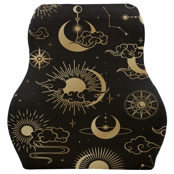 Star Colorful Christmas Abstract Car Seat Velour Cushion 