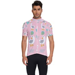 Cute Owl Doodles With Moon Star Seamless Pattern Men s Short Sleeve Cycling Jersey by Apen