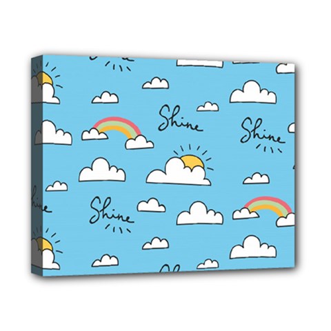 Sky Pattern Canvas 10  X 8  (stretched)