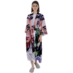 Love Quotes Design Maxi Satin Kimono by TShirt44