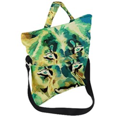 Love The Tiger Fold Over Handle Tote Bag by TShirt44