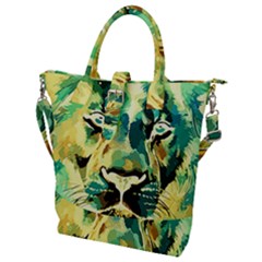 Love The Tiger Buckle Top Tote Bag by TShirt44