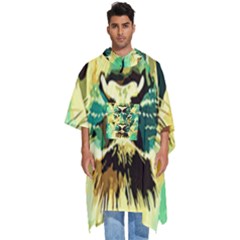 Love The Tiger Men s Hooded Rain Ponchos