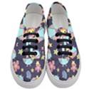 Owl Stars Pattern Background Women s Classic Low Top Sneakers View1