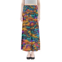 Color-for-a-line Full Length Maxi Skirt by aline
