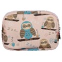 Seamless Pattern Owls Dream Cute Style Pajama Fabric Make Up Pouch (Small) View2