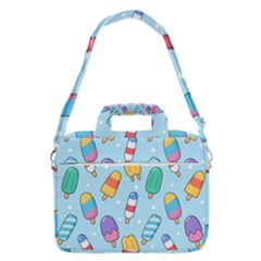 Cute Kawaii Ice Cream Seamless Pattern Macbook Pro 13  Shoulder Laptop Bag  by Apen