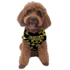 Golden Indian Traditional Signs Symbols Dog Sweater by Apen