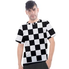 Chess Board Background Design Men s Sport Top