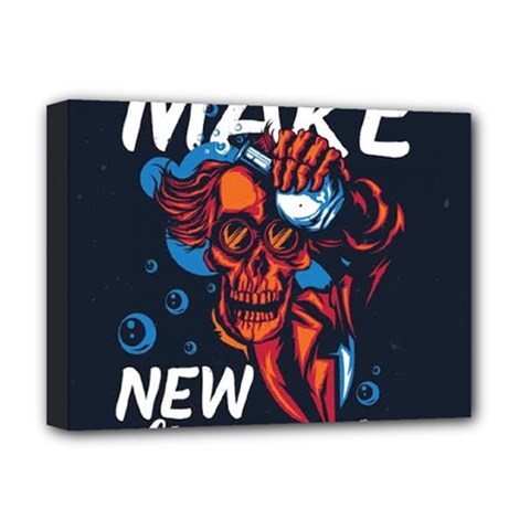 Make Devil Discovery  Deluxe Canvas 16  X 12  (stretched) 