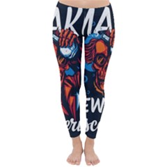 Make Devil Discovery  Classic Winter Leggings by Saikumar