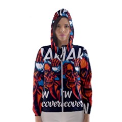 Make Devil Discovery  Women s Hooded Windbreaker by Saikumar