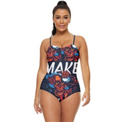 Dont Fear Retro Full Coverage Swimsuit