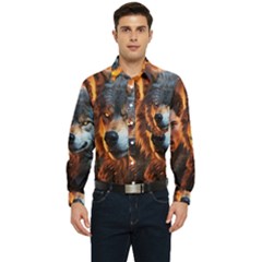 Be Dare For Everything Men s Long Sleeve Pocket Shirt  by Saikumar