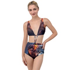 Be Fearless Tied Up Two Piece Swimsuit by Saikumar