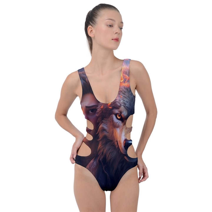 Be fearless Side Cut Out Swimsuit