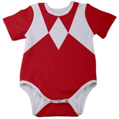 Red Baby Onesie Front Baby Short Sleeve Bodysuit by coscloset