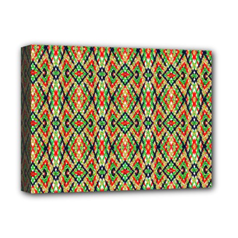 Pattern Design Vintage Abstract Deluxe Canvas 16  X 12  (stretched)  by Jatiart