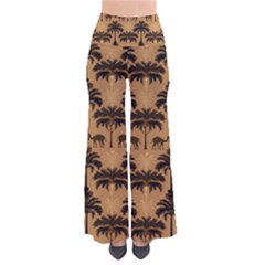 Peacock Feathers So Vintage Palazzo Pants