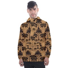 Cat Jigsaw Puzzle Men s Front Pocket Pullover Windbreaker